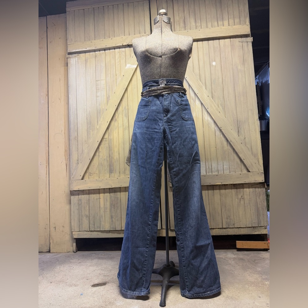 Cyrillus Dark Blue Flare Jeans